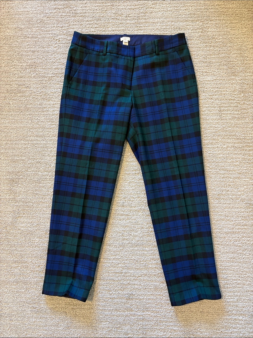 J crew tartan trousers
